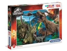 Puzzle 104 Super kolor Jurassic World