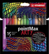 Cienkopis Pointmax Arty 15 kolorów STABILO