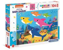 Puzzle 104 Maxi Super Kolor Baby Shark