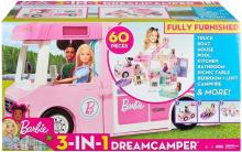 Barbie Umeblowany kamper 3w1