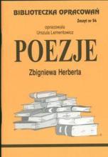 Biblioteczka opracowań nr 054 Poezje Herberta