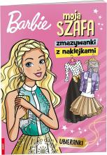 Barbie. Moja szafa. Zmazywanki z naklejkami