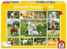 Puzzle 100 Młode zwierzęta hodowlane G3