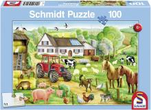 Puzzle 100 Wesołe gospodarstwo G3