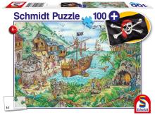 Puzzle 100 Zatoka piratów + flaga G3