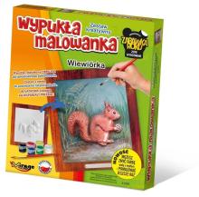 Wypukła malowanka Leśne - Wiewiórka