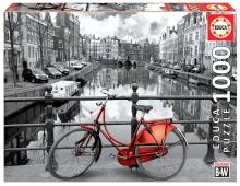 Puzzle 1000 Czerwony rower/Amsterdam G3