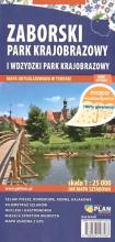 Mapa turyst. - Zaborski Park Krajobrazowy 1:25 000