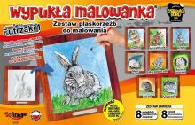 Wypukła malowanka - Futrzaki S1 Zestaw 8 wzorów