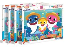 Puzzle 30 Super Color Baby Shark mix