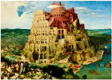 Puzzle 1000 Wieża Babel, Brueghel