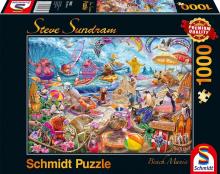 Puzzle PQ 1000 Zwierzaki na plaży (Beach Mania) G3