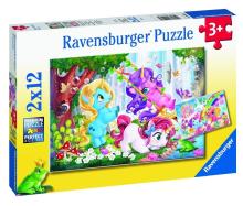 Puzzle 2x12 Magiczne jednorożce 2