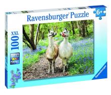 Puzzle 100 Przyjaźń zwierząt XXL