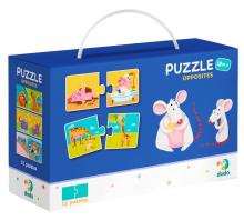 Puzzle 12x2 Zwierzęta - przeciwieństwa