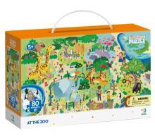 Puzzle obserwacyjne 80 W zoo