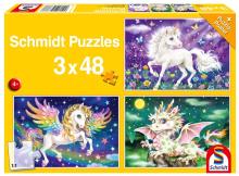 Puzzle 3x48 Mityczne stworzenia G3