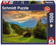 Puzzle PQ 1000 Zachód słońca nad Wambergiem G3