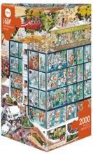 Puzzle 2000 Szalony szpital ( Puzzle+plakat)