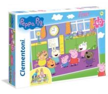 Puzzle 40 podłogowe Super Kolor Peppa Pig