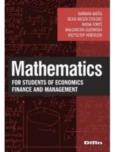 Mathematics for students of economics, finance...
