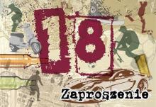 Zaproszenie ZZ-051 Urodziny 18 (5 szt.)