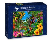 Puzzle 1500 Wschód słońca w dżungli