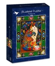 Puzzle 1500 Kolorowy kot