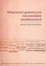 Właściwości gramatyczne rzeczowników nieodmiennych