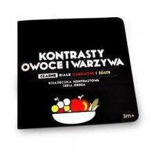 Książeczka kontrastowa. Owoce i warzywa