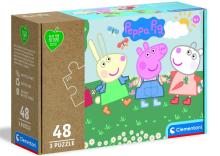 Puzzle 3x48 Play For Future Peppa Pig