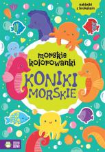 Morskie kolorowanki. Koniki morskie