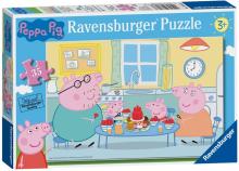 Puzzle 35 Świnka Peppa. Deser