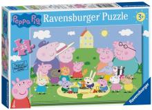 Puzzle 35 Świnka Peppa. Piknik