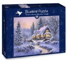 Puzzle 500 Piękna chatka w zimie