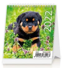 Kalendarz 2022 biurkowy mini Pieski HELMA