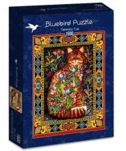 Puzzle 1500 Gobelin z kotem