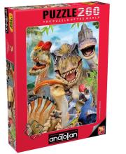 Puzzle 260 Dinozaury