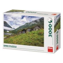 Puzzle 3000 Norwegia, Wioska nad Fiordem