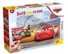 Puzzle Supermaxi 2x12 Auta