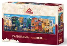 Puzzle 1000 Kolorowe miasto (Panorama)