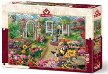 Puzzle 1500 Kwitnący ogród