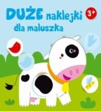 Duże naklejki dla maluszka. Krówka 3+