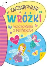 Kolorowanka z motylkiem. Zaczarowane wróżki