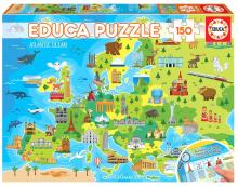 Puzzle 150 Mapa Europy dla dzieci G3