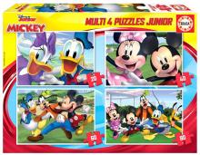 Puzzle 20+40+60+80 Myszka Miki i przyjaciele G3