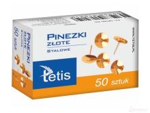 Pinezki złote 50szt GP095-AO