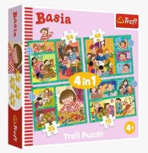 Puzzle 4w1 Przygody Basi TREFL