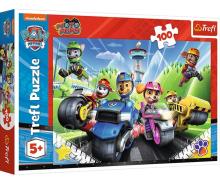 Puzzle 100 Psi Patrol na motorach TREFL