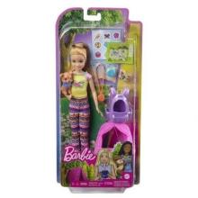 Barbie Kemping lalka + zwierzątko HDF70